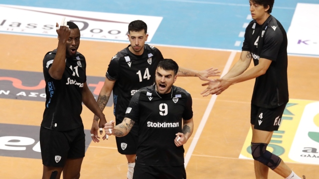 ΠΑΟΚ - Παναθηναϊκός 3-0, Volley League: Τον έκανε... σκόνη και ισοφάρισε σε 1-1 (Βίντεο)
