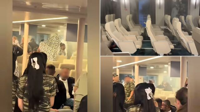 Χάος στο πλοίο 