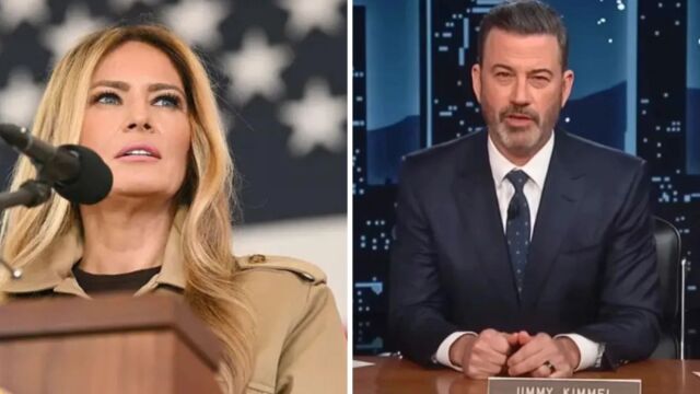 Έξαλλη η Μελάνια Τραμπ με τον Τζίμι Κίμελ: 