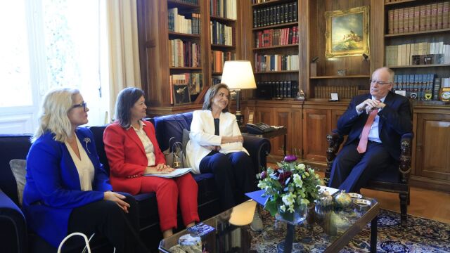 Τασούλας: Συνάντηση με Ντόρα Μπακογιάννη και αντιπροσωπεία του Συμβουλίου της Ευρώπης για το Κράτος Δικαίου