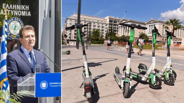 Ηλεκτρικά πατίνια στα πεζοδρόμια: Ο Μιχάλης Χρυσοχοΐδης ανακοίνωσε νομοθετική παρέμβαση για τη χρήση τους από ανηλίκους - Τι θα προβλέπει (Βίντεο)