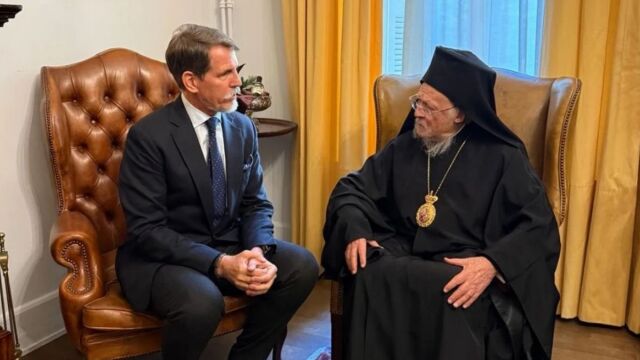 Παύλος Ντε Γκρες: Η συνάντηση με τον Οικουμενικό Πατριάρχη Βαρθολομαίο και η ξεχωριστή ανάρτηση (Εικόνες)