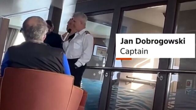 Χανταϊός στο κρουαζιερόπολοιο MV Hondius: Η στιγμή που ο καπετάνιος ενημερώνει τους επιβάτες ότι 