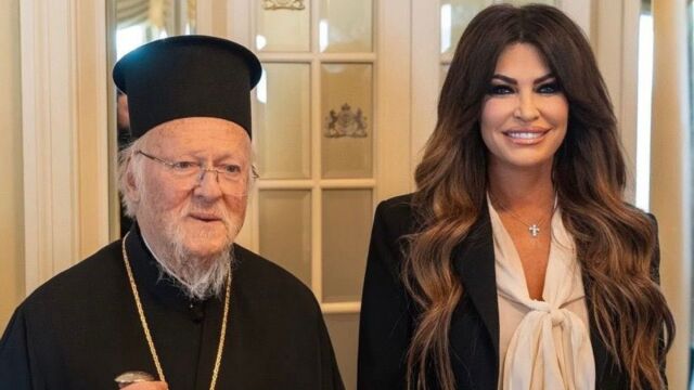 Συνάντηση Κίμπερλι Γκίλφοϊλ με Οικουμενικό Πατριάρχη Βαρθολομαίο: 