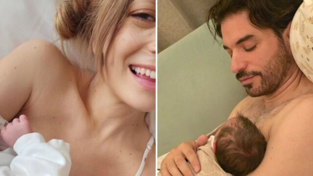 Γιώτα Τσιμπρικίδου  Άγγελος Ανδριανός: Οι πρώτες φωτογραφίες από το μαιευτήριο με τη νεογέννητη κόρη τους (Εικόνες)