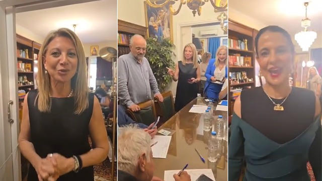 Μαρία Καρυστιανού: Τη Δευτέρα στον Άρειο Πάγο για το νέο κόμμα - Είναι επίσημο πλέον το ξεκίνημα - Βίντεο από την υπογραφή της Ιδρυτικής Διακήρυξης με Γρατσία και Αυγερινό
