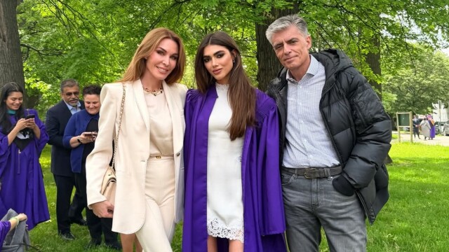 Τατιάνα Στεφανίδου και Νίκος Ευαγγελάτος: Η συγκίνηση για την αποφοίτηση της κόρης τους Λυδίας από το New York University (Εικόνα)
