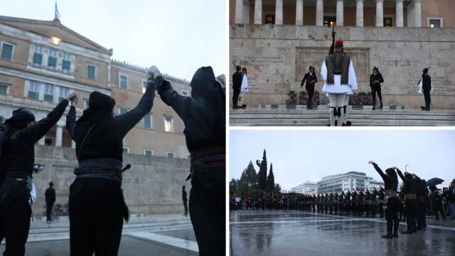 Στιγμές συγκίνησης στις εκδηλώσεις μνήμης για τη γενοκτονία των Ποντίων - Υπό σφοδρή βροχή ο περήφανος ποντιακός χορός στο Σύνταγμα (Εικόνες & Βίντεο)