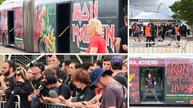 Iron Maiden: Χιλιάδες κόσμου στο ΟΑΚΑ για τη μεγάλη και πολυαναμενόμενη συναυλία - Από το πρωί στην ουρά οι φανατικοί θαυμαστές τους (Βίντεο)