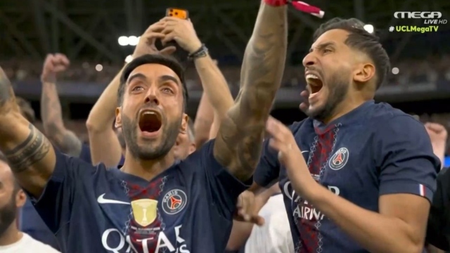 Champions League: Έξαλλοι πανηγυρισμοί από τους οπαδούς της Παρί Σεν Ζερμέν μετά το back to back (Bίντεο)
