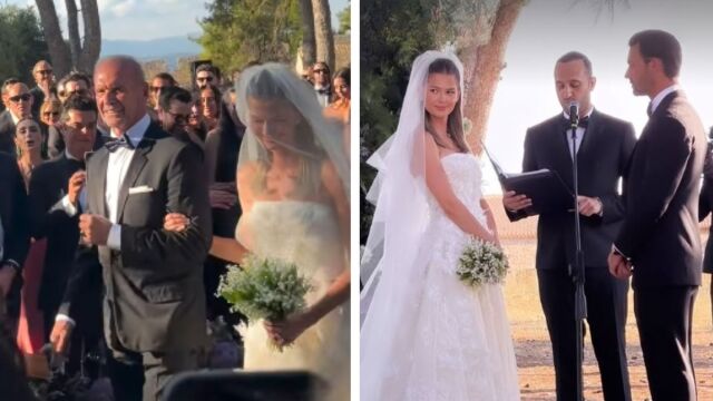 Αμαλία Κωστοπούλου: Η στιγμή που ο Πέτρος Κωστόπουλος την παρέδωσε στον γαμπρό και το ζεϊμπέκικο της Μπαλατσινού (Εικόνες & Βίντεο)
