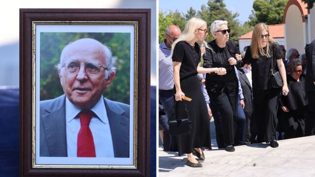 Το τελευταίο αντίο στον Γιώργο Σουφλιά - Παρών στην κηδεία κ