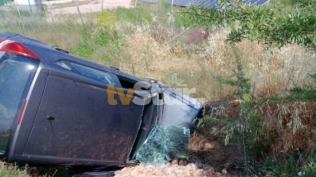 Τροχαίο ατύχημα στη Θήβα: ΙΧ εξετράπη της πορείας του και κα
