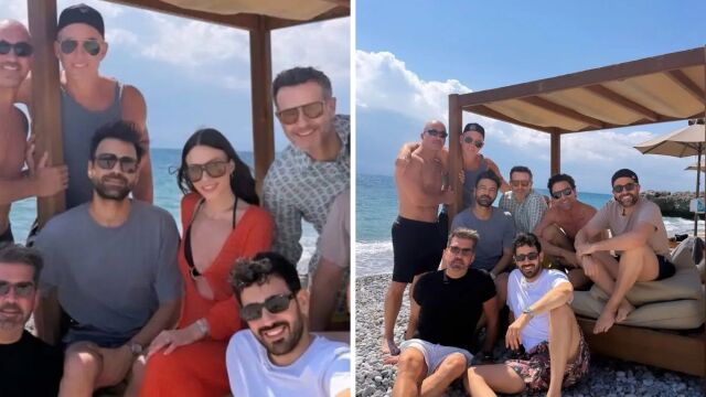 Δανάη Μπάρκα: Οι πρωινές βουτιές για τους καλεσμένους της μετά τον λαμπερό γάμο της στη Μάνη με τον Φάνη Μπότση (Εικόνες)
