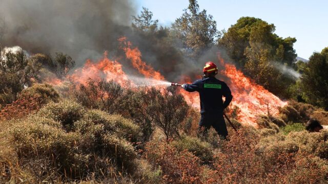 Χειροπέδες σε 43χρονη για δύο πυρκαγιές μέσα σε λίγα λεπτά στην Κερατέα - Ομολόγησε τους εμπρησμούς
