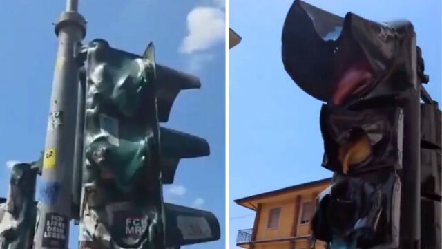 Καύσωνας στην Ευρώπη: Λιώνουν φανάρια και άσφαλτος σε Γερμανία και Ιταλία, τηγανίζουν αυγά στους 44 βαθμούς - Εικόνες που κάνουν τον γύρο του κόσμου