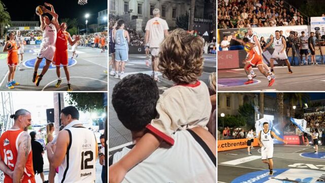 Τζένη Μπαλατσινού:  Παρακολούθησε τον Βασίλη Κικίλια σε τουρνουά μπάσκετ στη Σύρο μαζί με τον 5χρονο γιο τους (Εικόνες)