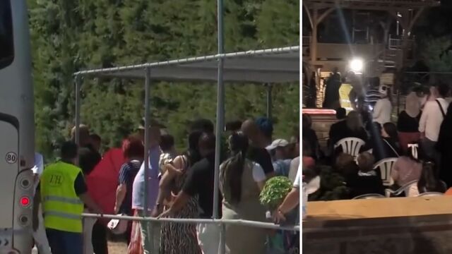 Θεσσαλονίκη: Χιλιάδες πιστοί στη Σουρωτή για τη γιορτή του Αγίου Παϊσίου - Ο μέσος όρος αναμονής αγγίζει τις 2 ώρες (Βίντεο)