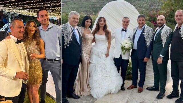 Κουμπάροι Αυγενάκης και Χρυσομάλλης σε γάμο στο Ηράκλειο - Παρών και ο γιος του Αντώνη Σαμαρά, Κώστας (Εικόνες)