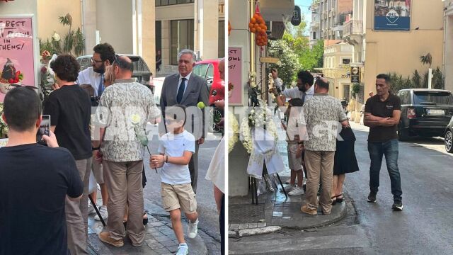 Θάνος Αξαρλιάν: Η μητέρα του, Σταυρούλα, άφησε λουλούδια στο σημείο που δολοφονήθηκε ο γιος της από τη 17 Νοέμβρη (Εικόνες & Βίντεο)