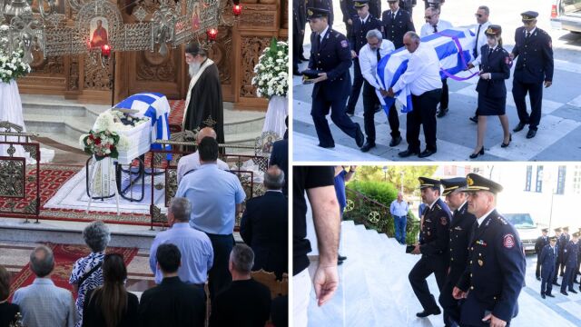 Πένθος στο Αγρίνιο: Σε κλίμα οδύνης η κηδεία του 27χρονου πυροσβέστη που πέθανε στη φωτιά στο Γύθειο - Με τη γαλανόλευκη στην τελευταία του κατοικία (Εικόνες & Βίντεο)