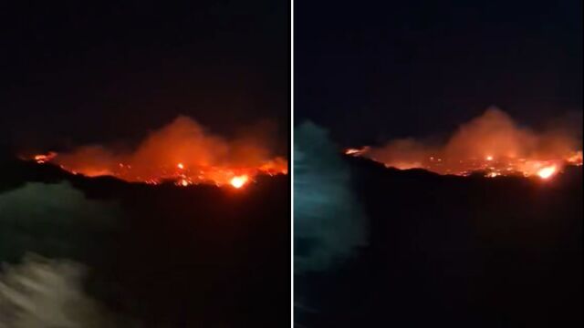 Φωτιά στην Αχαΐα: Μήνυμα από το 112 για άμεση εκκένωση - Σηκώθηκαν 7 εναέρια μέσα (Βίντεο)
