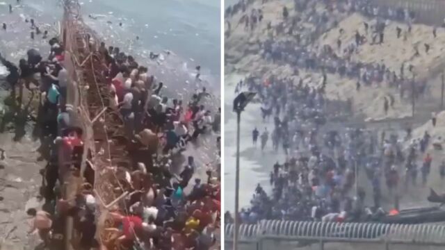 Σκηνές χάους στη Θέουτα: Πνίγεται από χιλιάδες μετανάστες, τουλάχιστον 18 νεκροί - Διπλωματική ένταση μεταξύ Ισπανίας & Ιταλίας (Βίντεο)