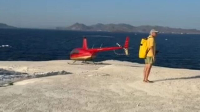 Μήλος: Παρέμβαση της ΥΠΑ για το ελικόπτερο που πάρκαρε στο Σαρακήνικο - Τι προβλέπει ο νόμος (Βίντεο)