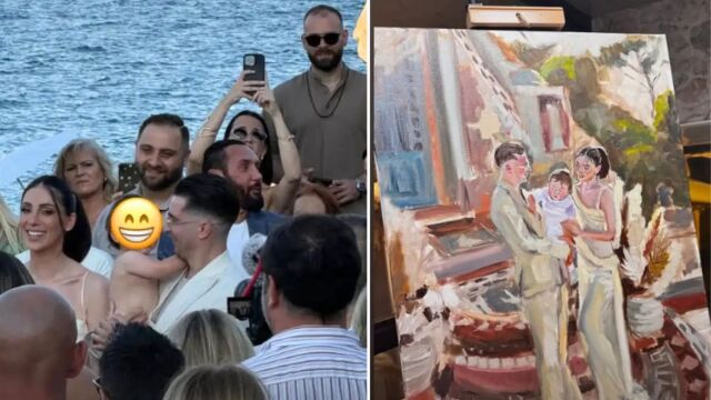 Η Βαλέρια Χοψονίδου και ο Αντώνης Βλωτιδέλλης βάφτισαν τον μοναχογιό τους (Εικόνες)
