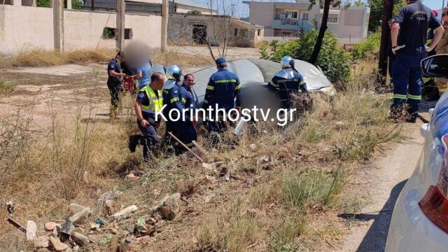 Σοβαρό τροχαίο στην Κόρινθο: Τέσσερις τραυματίες μετά από ανατροπή αυτοκινήτου - Απεγκλωβίστηκαν από την Πυροσβεστική (Εικόνες & Βίντεο)