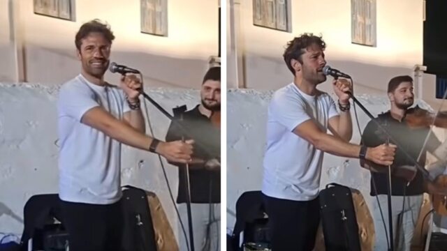 Κωνσταντίνος Αργυρός: Έκανε έκπληξη σε πανηγύρι της Αστυπάλαιας - Πήρε το μικρόφωνο μετά τη βραδινή έξοδο με την Αλεξάνδρα Νίκα και φίλους (Εικόνες)