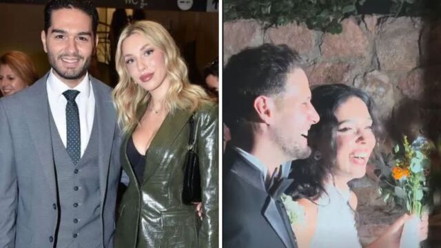 Χρήστος Μάστορας: Συγκίνηση στον γάμο της αδελφής του, Αμαλίας - Η λαμπερή εμφάνιση με τη Γαρυφαλλιά Καληφώνη (Εικόνες)