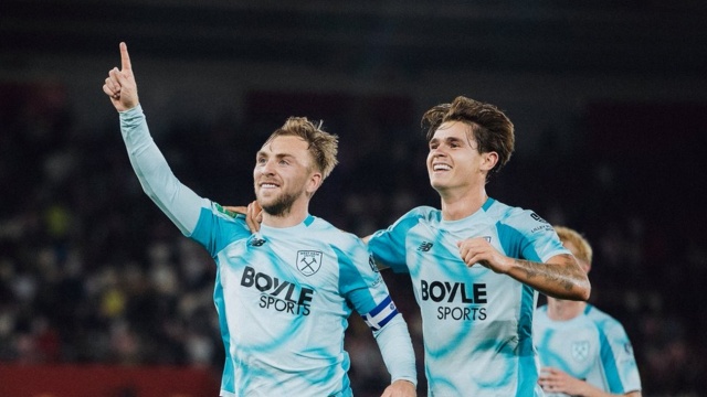 League Cup Αγγλίας: Άνετη πρόκριση για τη Γουέστ Χαμ με τεσσάρα (Βίντεο)