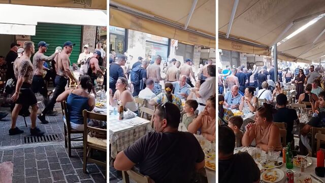 ΑΕΚ - Λέφσκι Σόφιας: Υπό αστυνομικό κλοιό οι Βούλγαροι οπαδοί στο κέντρο της Αθήνας (Βίντεο)