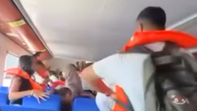 Kyrenia Ferry Sinking: Panic Inside the Ship Captured in Video After Fatal Crash