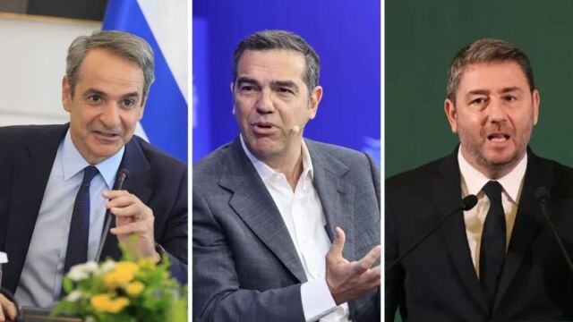 Δημοσκοπήσεις: Πώς διαβάζουν τους αριθμούς και τα πολιτικά μηνύματα τα επιτελεία σε Μαξίμου, Χαριλάου Τρικούπη και Αμαλίας