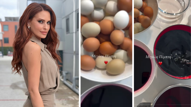 Σίσσυ Χρηστίδου: Έβαψε πασχαλινά αυγά με τους γιους της - Mοιράστηκε το πιο ζεστό βίντεο από το σπίτι