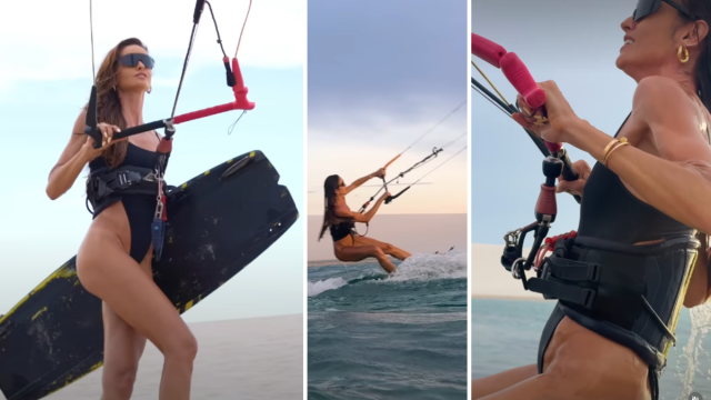 Ιζαμπέλ Γκουλάρτ: Το εντυπωσιακό βίντεο με kitesurf που έκλεψε τις εντυπώσεις και το μήνυμα: 